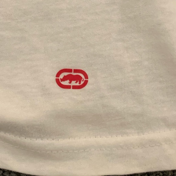 TWO (2) Ecko Unlimited Classic White Short Sleeve Shirts - Picture 6 of 7